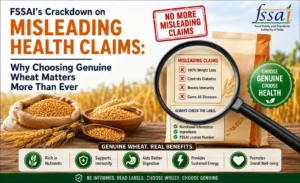 FSSAI’s Crackdown on Misleading Health Claims: Why Choosing Genuine Wheat Matters More Than Ever